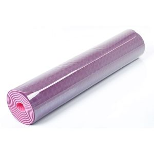 Yogamatte 0.6cm dick 2-seitig nutzbar, TPE, violett/pink | FASports
