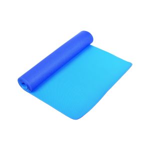 Yogamatte 0.6cm dick 2-seitig nutzbar PVC, blau/türkis | FASports